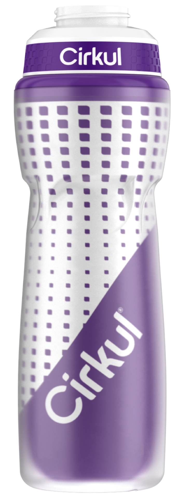 22oz. Insulated Squeeze Plastic Bottle & Sport Lid NGG8