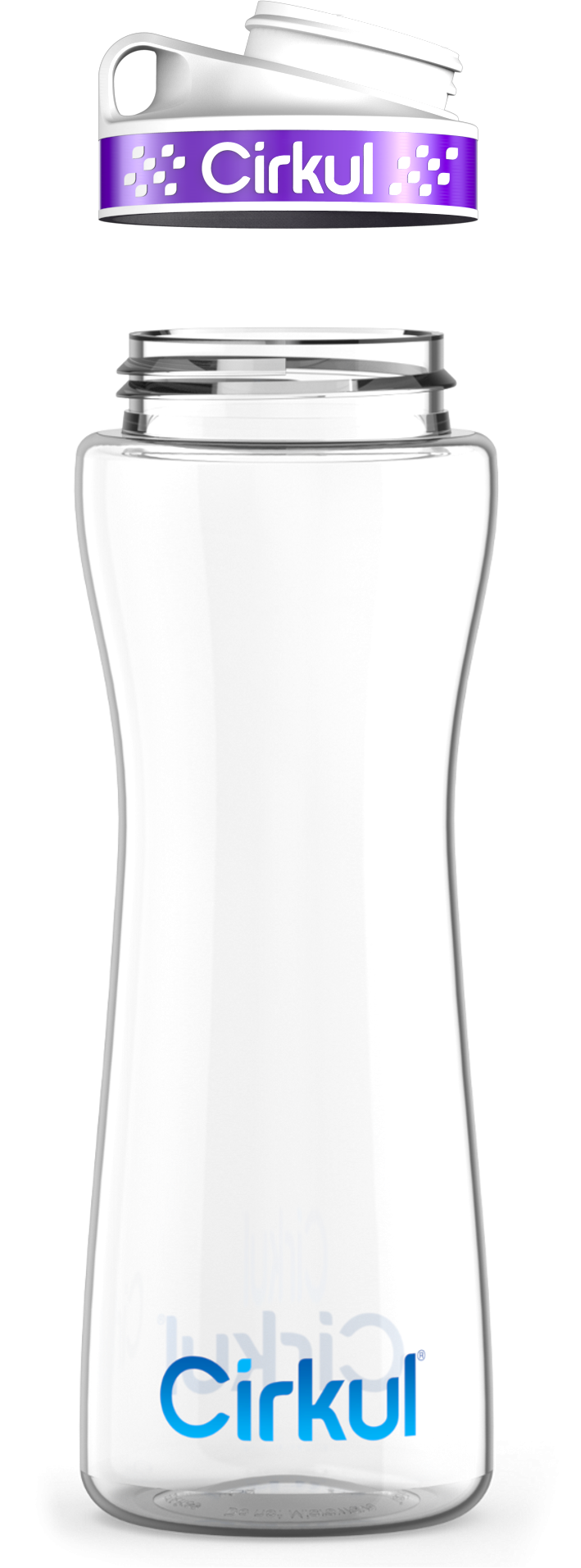 Custom 22oz. Plastic Bottle & Comfort Grip Lid OIVE