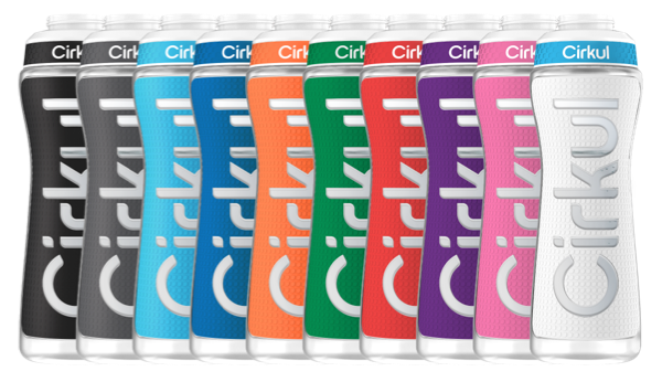 22oz. Grip Squeeze Plastic Bottle & Sport Lid 1TBV