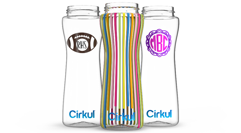 Custom 22oz. Plastic Bottle & Comfort Grip Lid OIVE