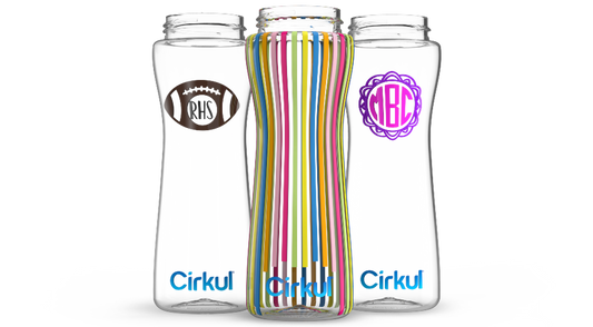 Custom 22oz. Plastic Bottle & Comfort Grip Lid OIVE