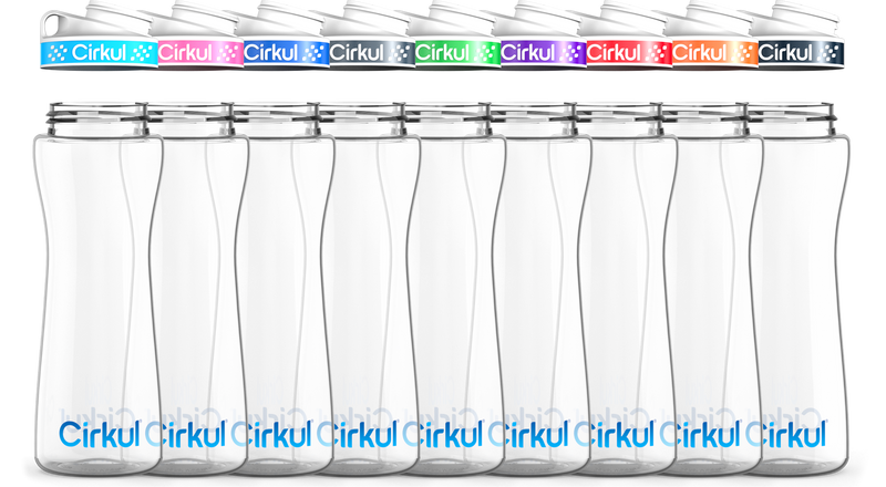 Custom 22oz. Plastic Bottle & Comfort Grip Lid OIVE