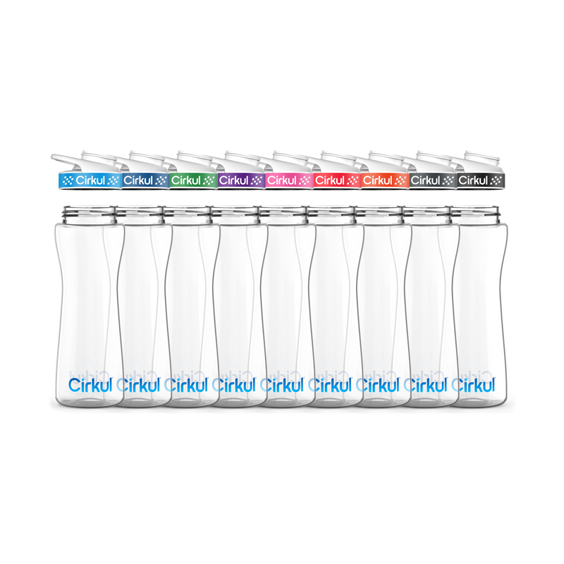 22oz. Plastic Bottle & Comfort Grip Lid K49Q