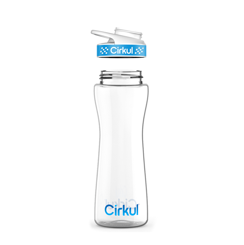 22oz. Plastic Bottle & Comfort Grip Lid K49Q
