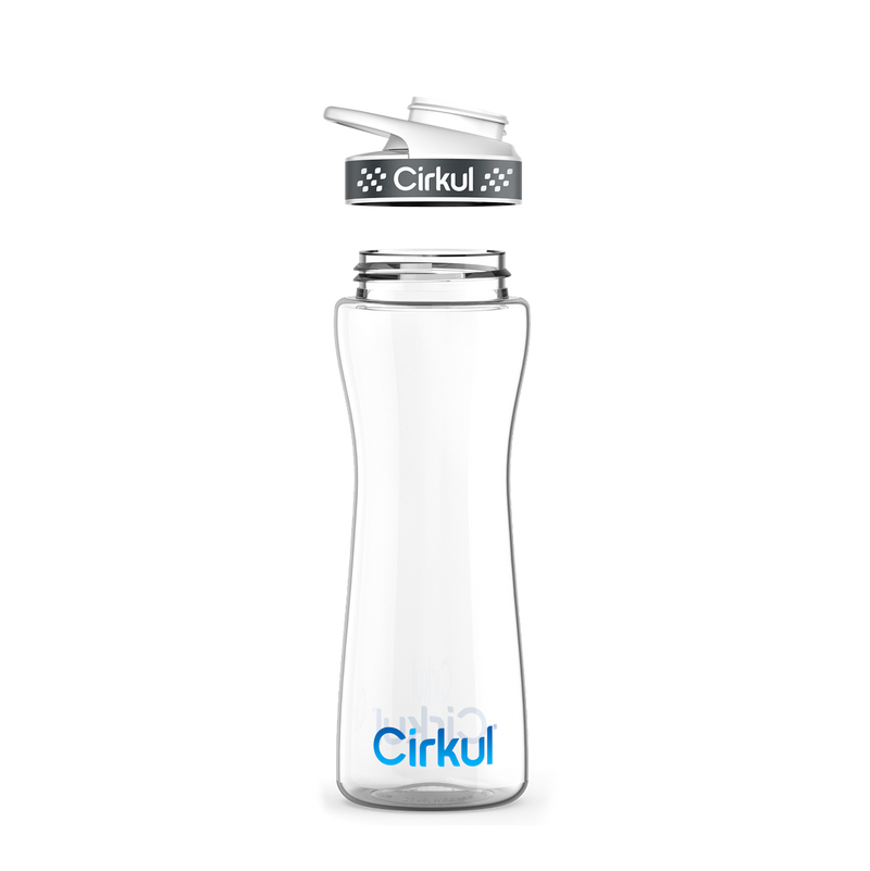 22oz. Plastic Bottle & Comfort Grip Lid K49Q