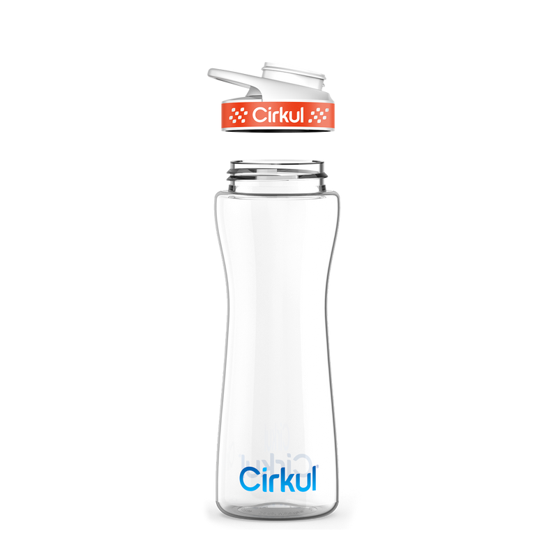 22oz. Plastic Bottle & Comfort Grip Lid K49Q