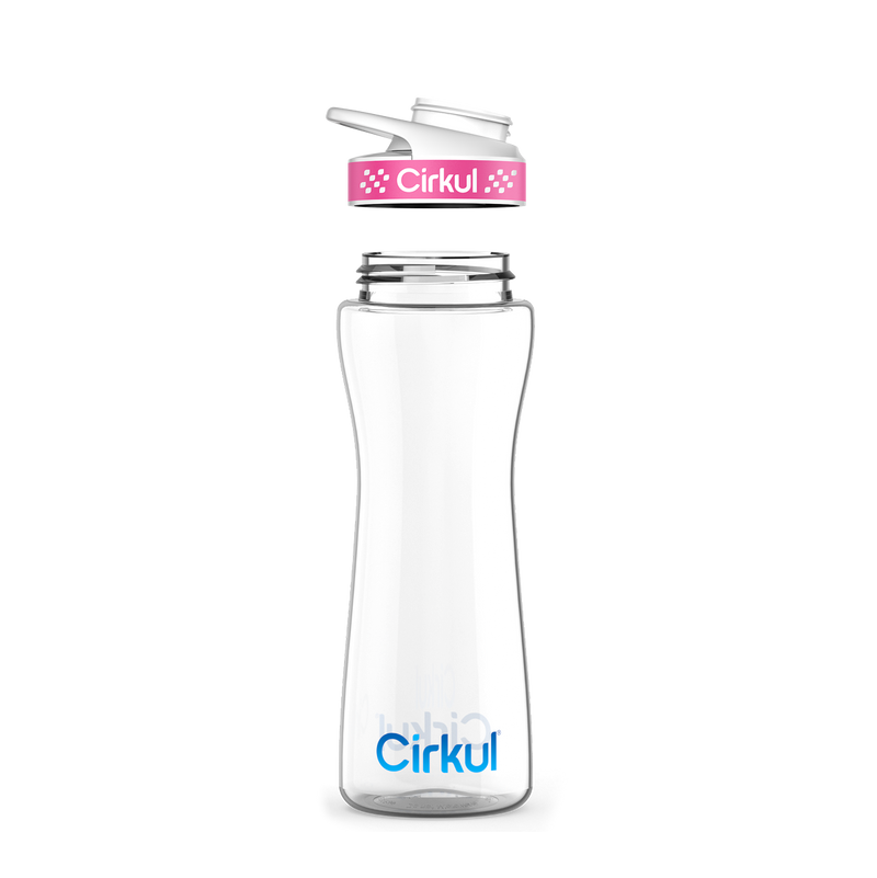 22oz. Plastic Bottle & Comfort Grip Lid K49Q