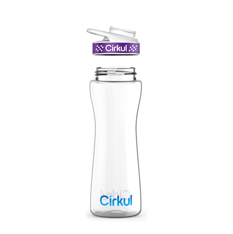 22oz. Plastic Bottle & Comfort Grip Lid K49Q