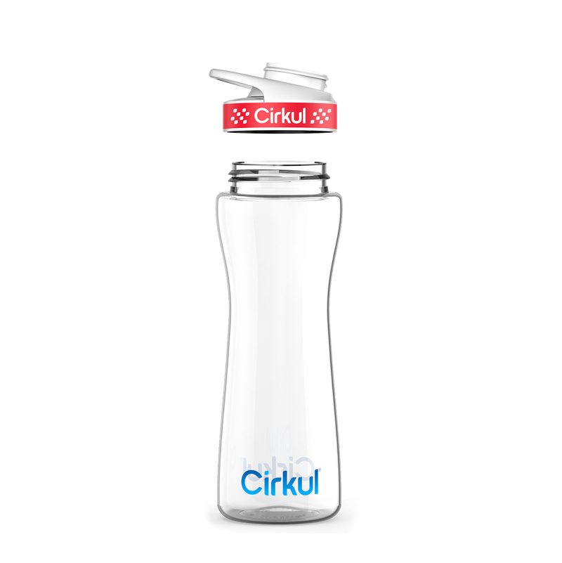 22oz. Plastic Bottle & Comfort Grip Lid K49Q