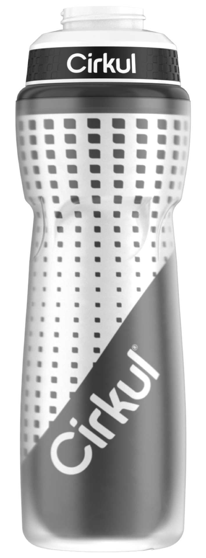22oz. Insulated Squeeze Plastic Bottle & Sport Lid NGG8