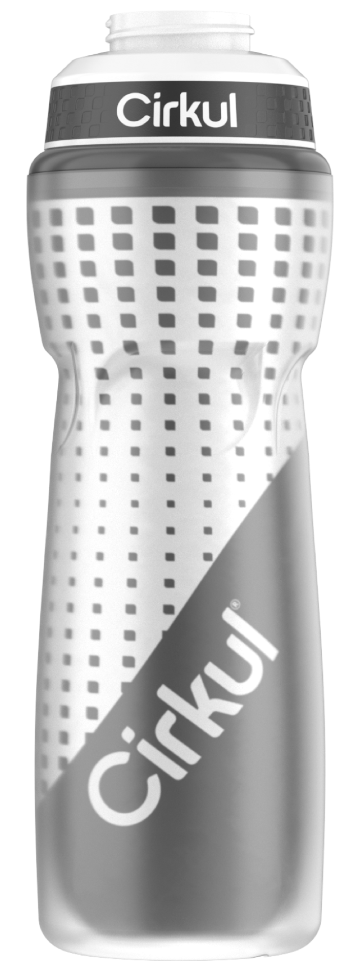 22oz. Insulated Squeeze Plastic Bottle & Sport Lid NGG8