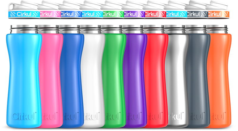 Custom 22oz. Stainless Steel Bottle & Comfort Grip Lid 4GFB