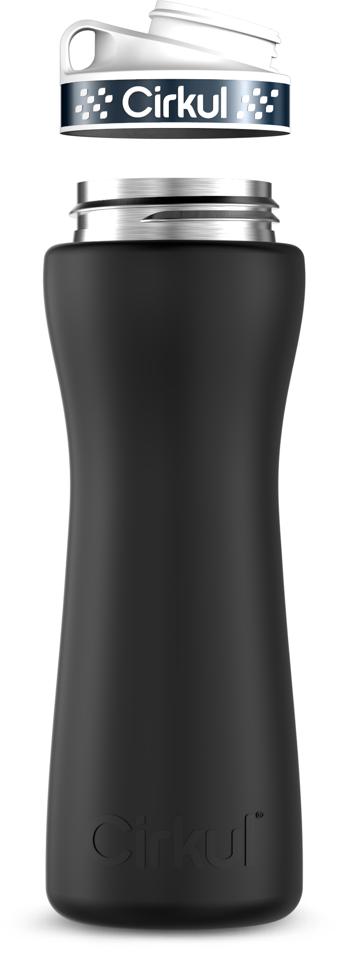 Custom 22oz. Stainless Steel Bottle & Comfort Grip Lid 4GFB