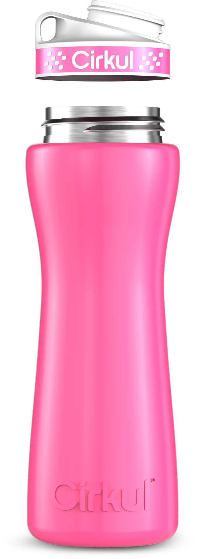 Custom 22oz. Stainless Steel Bottle & Comfort Grip Lid 4GFB