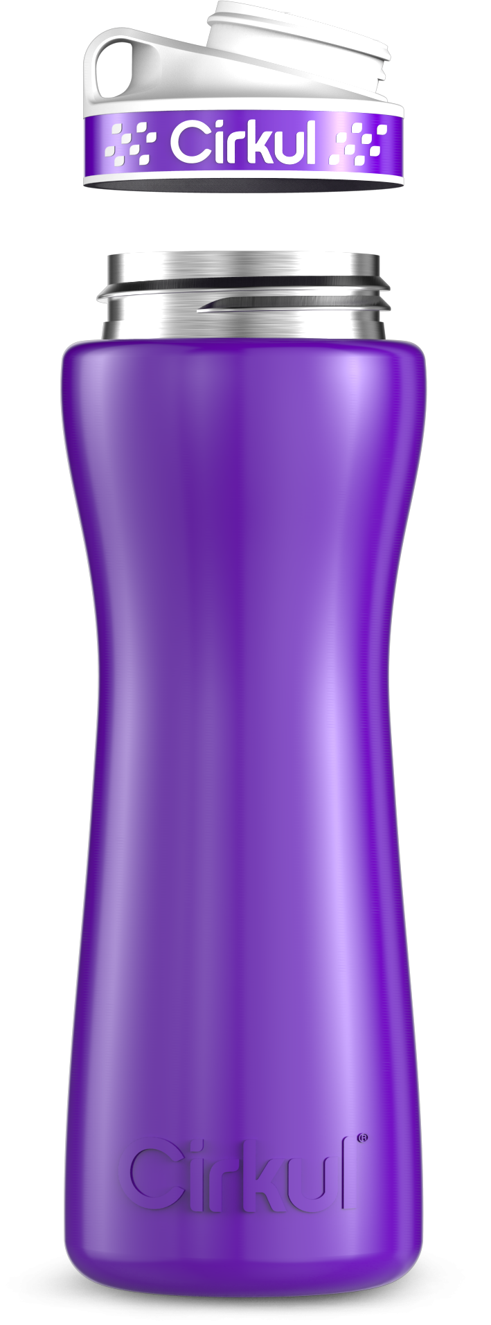 Custom 22oz. Stainless Steel Bottle & Comfort Grip Lid 4GFB