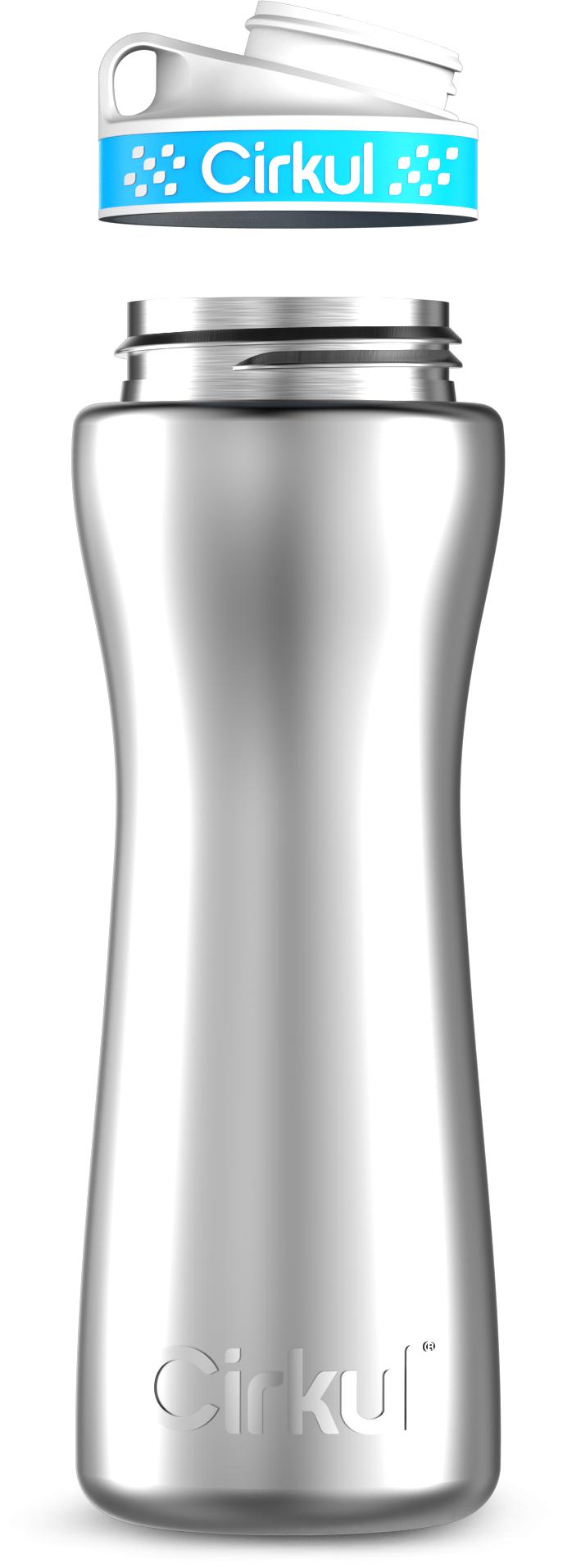 Custom 22oz. Stainless Steel Bottle & Comfort Grip Lid 4GFB