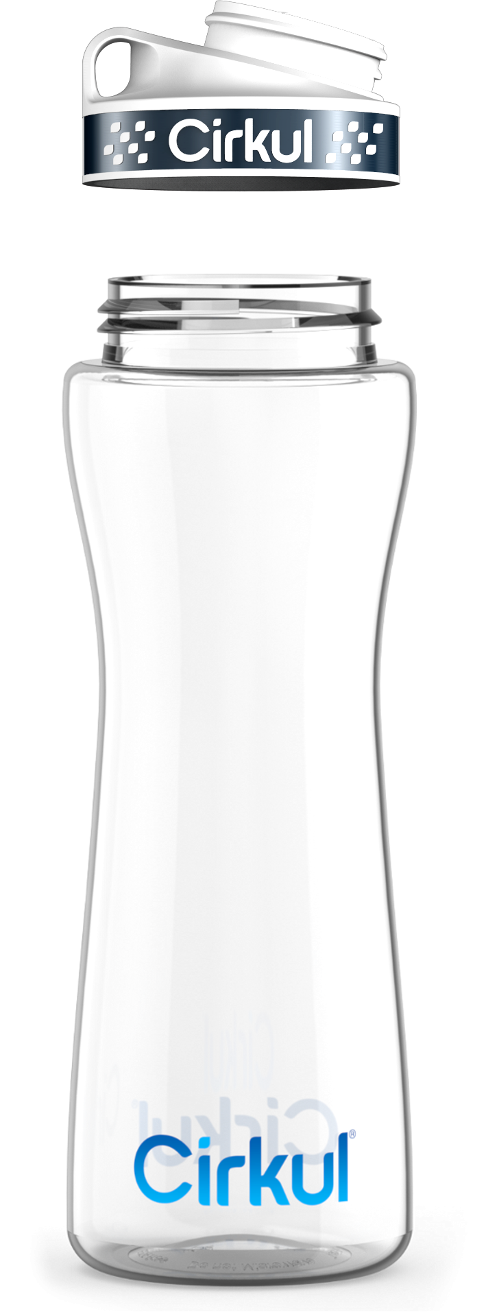 Custom 22oz. Plastic Bottle & Comfort Grip Lid OIVE