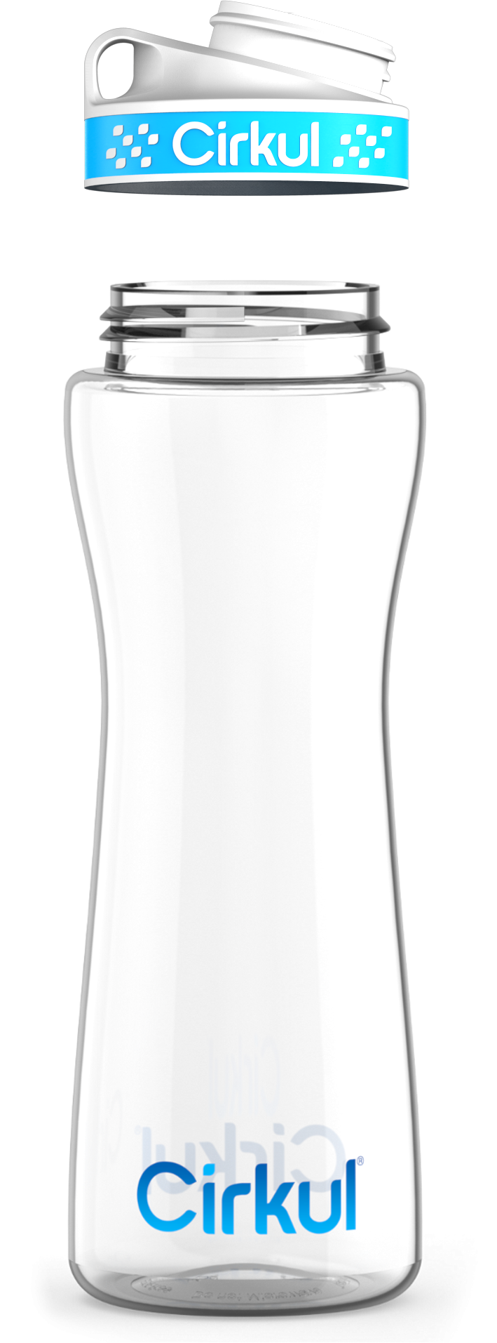 Custom 22oz. Plastic Bottle & Comfort Grip Lid OIVE