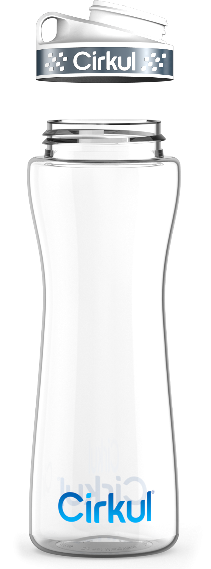 Custom 22oz. Plastic Bottle & Comfort Grip Lid OIVE