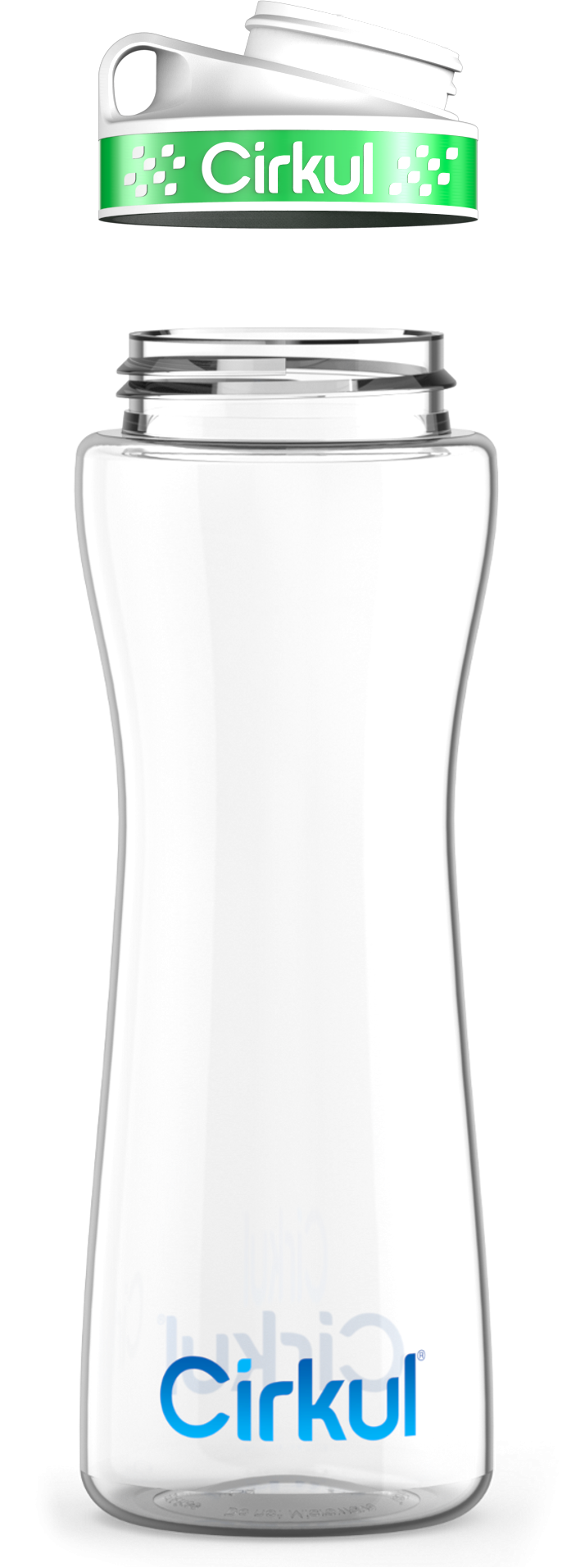 Custom 22oz. Plastic Bottle & Comfort Grip Lid OIVE