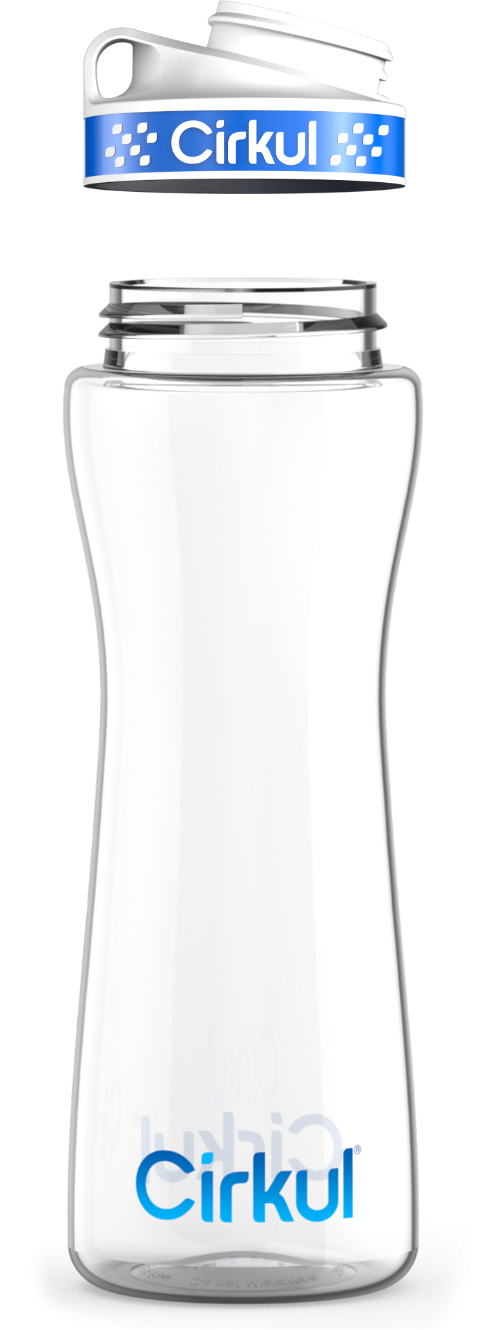 Custom 22oz. Plastic Bottle & Comfort Grip Lid OIVE
