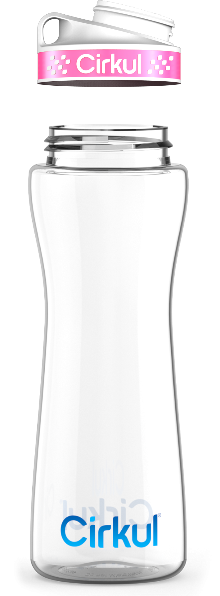 Custom 22oz. Plastic Bottle & Comfort Grip Lid OIVE