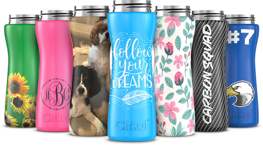 Custom 22oz. Stainless Steel Bottle & Comfort Grip Lid 4GFB