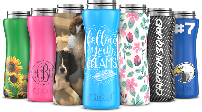 Custom 22oz. Stainless Steel Bottle & Comfort Grip Lid 4GFB